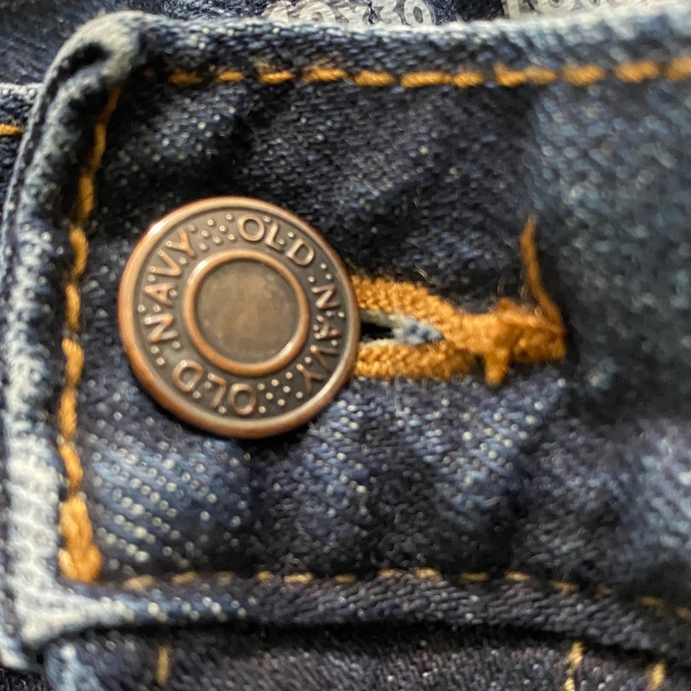 Old Navy Dark Blue Loose Jeans - Picture 4 of 5